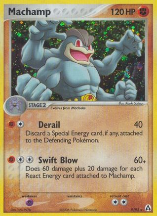 Machamp 009 - Reverse Holofoil Legend Maker - Holo Rare