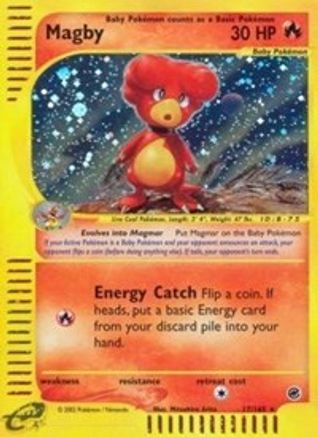 Magby (17) 017 - Reverse Holofoil Expedition - Holo Rare