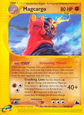 Magcargo (18) 018 Skyridge - Rare