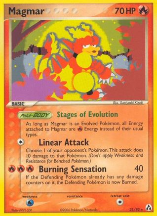 Magmar 021 Legend Maker - Rare