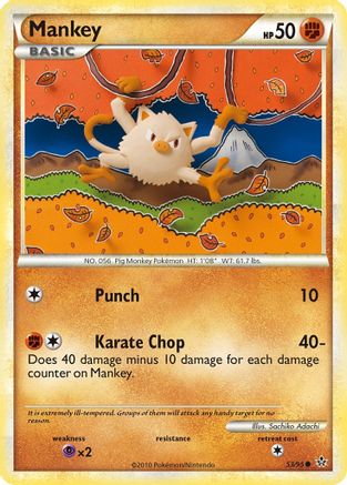 Mankey 053/95 Unleashed - Common