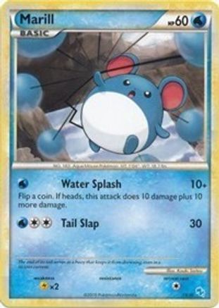 Marill (#15) 015 HGSS Trainer Kit Gyarados & Raichu - Common
