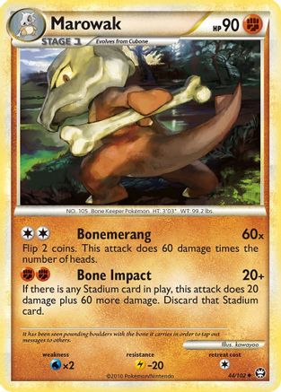 Marowak 044/102 Triumphant - Uncommon