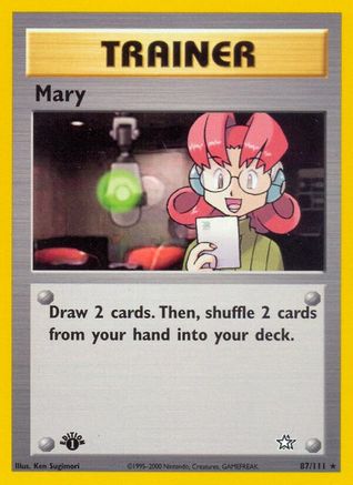 Mary 087/111 - 1st Edition Neo Genesis - Rare
