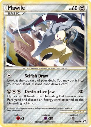 Mawile 056/90 - Reverse Holofoil Undaunted - Common