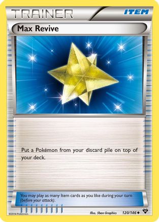 Max Revive 120/146 - Reverse Holofoil XY Base Set - Uncommon