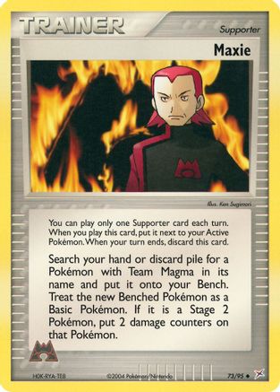 Maxie 073 Team Magma vs Team Aqua - Uncommon