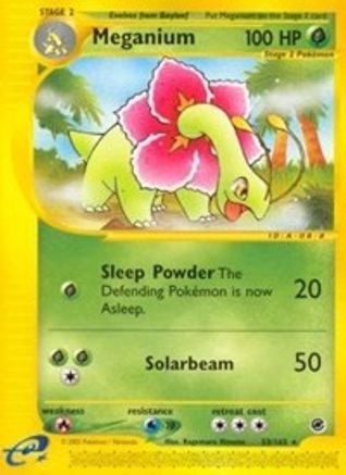 Meganium (53) 053 - Reverse Holofoil Expedition - Rare