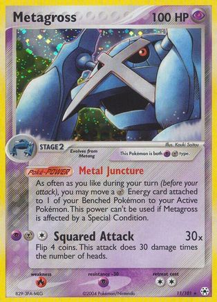 Metagross 011 - Reverse Holofoil Hidden Legends - Holo Rare