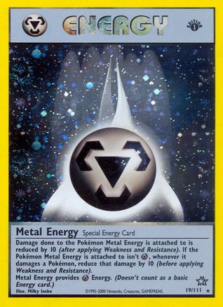 Metal Energy 019/111 - Unlimited Holofoil Neo Genesis - Holo Rare