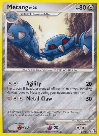 Metang (64) 064 - Reverse Holofoil Legends Awakened - Uncommon