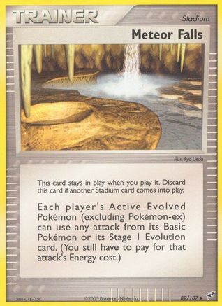 Meteor Falls 089 - Reverse Holofoil Deoxys - Uncommon