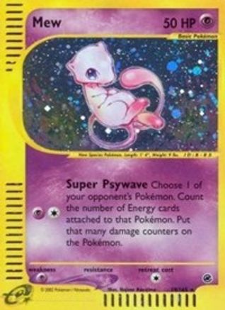 Mew (19) 019 - Reverse Holofoil Expedition - Holo Rare