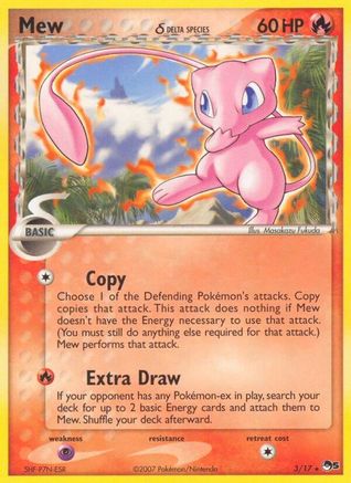 Mew (Delta Species) 003 POP Series 5 - Rare