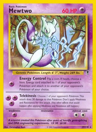 Mewtwo 029 - Reverse Holofoil Legendary Collection - Rare