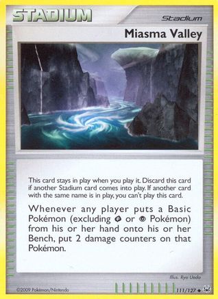 Miasma Valley 111 - Reverse Holofoil Platinum - Uncommon