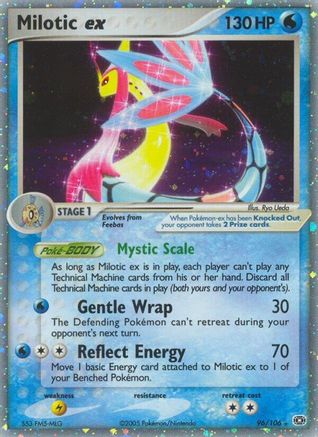 Milotic ex 096 - Holofoil Emerald - Ultra Rare