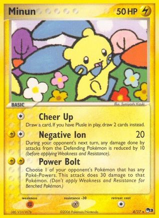 Minun 004/017 - Holofoil POP Series 3 - Rare