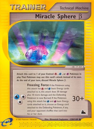 Miracle Sphere Beta 130 - Reverse Holofoil Skyridge - Uncommon