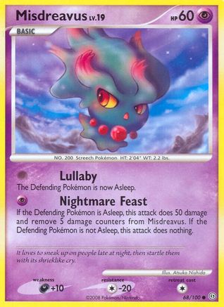 Misdreavus 068 - Reverse Holofoil Stormfront - Common