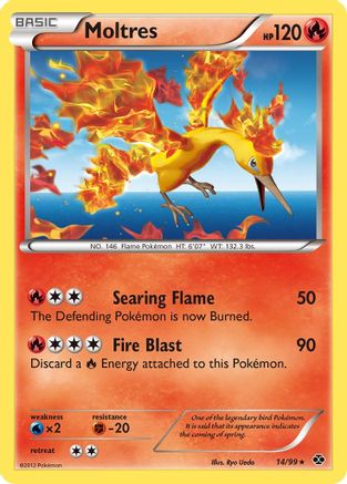 Moltres 014/99 - Holofoil Next Destinies - Holo Rare