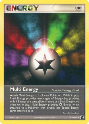 Multi Energy 103 FireRed & LeafGreen - Rare