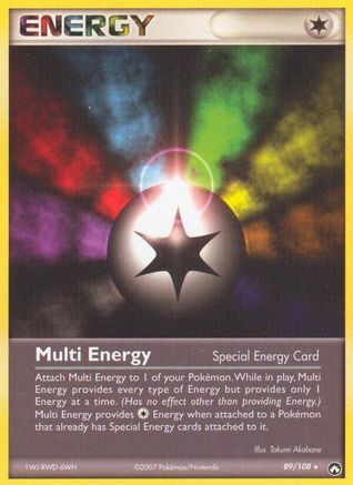 Multi Energy 089 - Reverse Holofoil Power Keepers - Rare