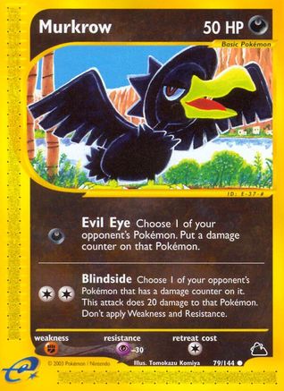 Murkrow 079 - Reverse Holofoil Skyridge - Common