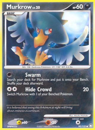 Murkrow 090/123 Mysterious Treasures - Common