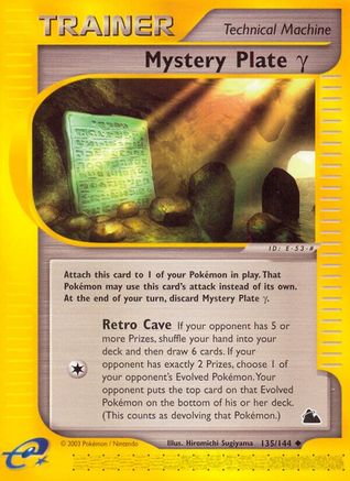 Mystery Plate Gamma 135 Skyridge - Uncommon