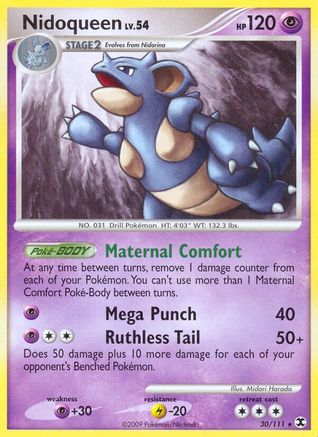 Nidoqueen 030 Rising Rivals - Rare