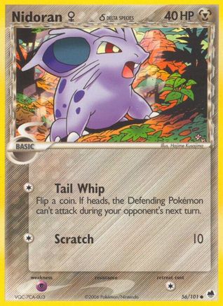 Nidoran F (Delta Species) 056/101 Dragon Frontiers - Common
