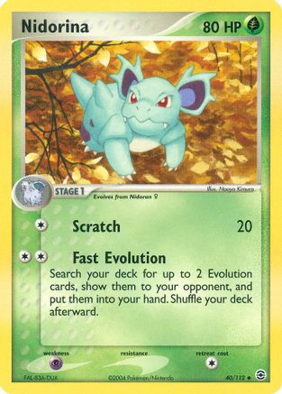 Nidorina 040 FireRed & LeafGreen - Uncommon