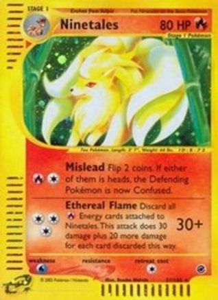 Ninetales (21) 021 - Reverse Holofoil Expedition - Holo Rare