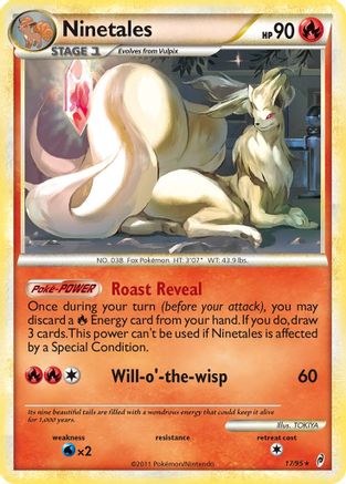 Ninetales 017 - Holofoil Call of Legends - Holo Rare