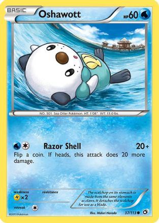 Oshawott 037/113 Legendary Treasures - Common