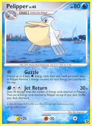 Pelipper 048 - Reverse Holofoil Great Encounters - Uncommon