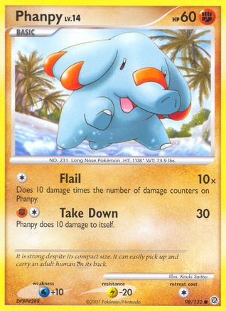 Phanpy 098/132 Secret Wonders - Common