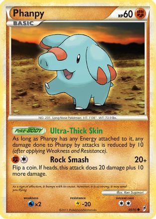 Phanpy 066/95 - Reverse Holofoil Call of Legends - Common