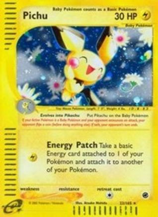 Pichu (22) 022 - Holofoil Expedition - Holo Rare