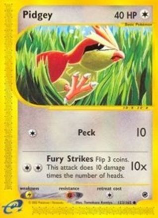Pidgey 123 Expedition - Common