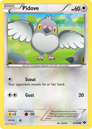 Pidove 083 - Reverse Holofoil Next Destinies - Common