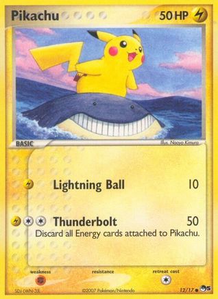 Pikachu 012/017 - Holofoil POP Series 5 - Common