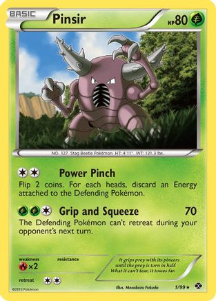 Pinsir 001 - Reverse Holofoil Next Destinies - Rare