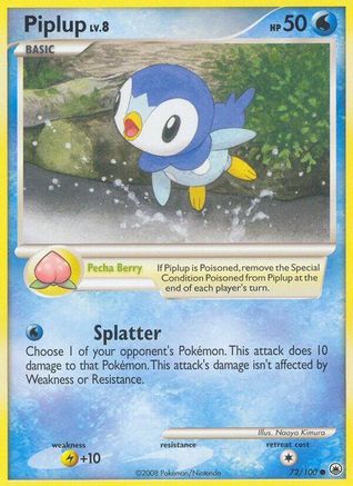 Piplup (72) 072/100 Majestic Dawn - Common