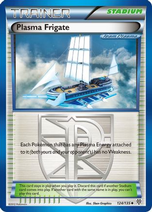 Plasma Frigate (Team Plasma) 124 - Reverse Holofoil Plasma Storm - Uncommon