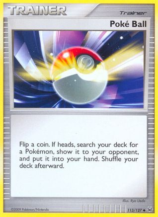Poke Ball 113 - Reverse Holofoil Platinum - Uncommon