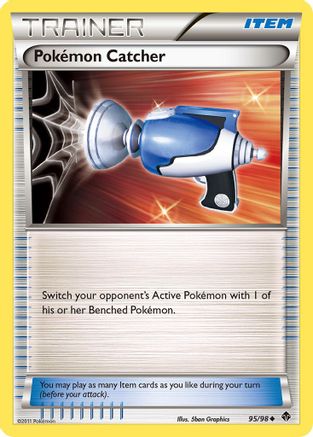 Pokemon Catcher 095/98 - Reverse Holofoil Emerging Powers - Uncommon