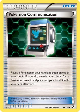 Pokemon Communication 099/114 Black and White - Uncommon