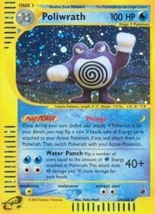 Poliwrath (24) 024 - Holofoil Expedition - Holo Rare